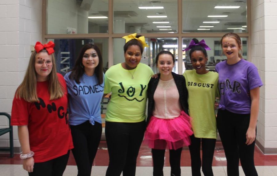 Duncan Middle School students dressed up for Disney Day, as part of Spirit Week. Among those were the students who dressed up as the emotions from Inside Out.