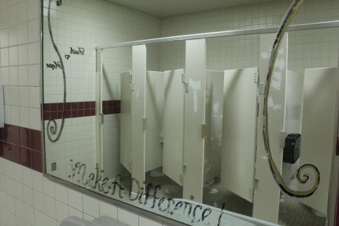 The restrooms at DMS remain closed between classes because of vandalism that has occurred.