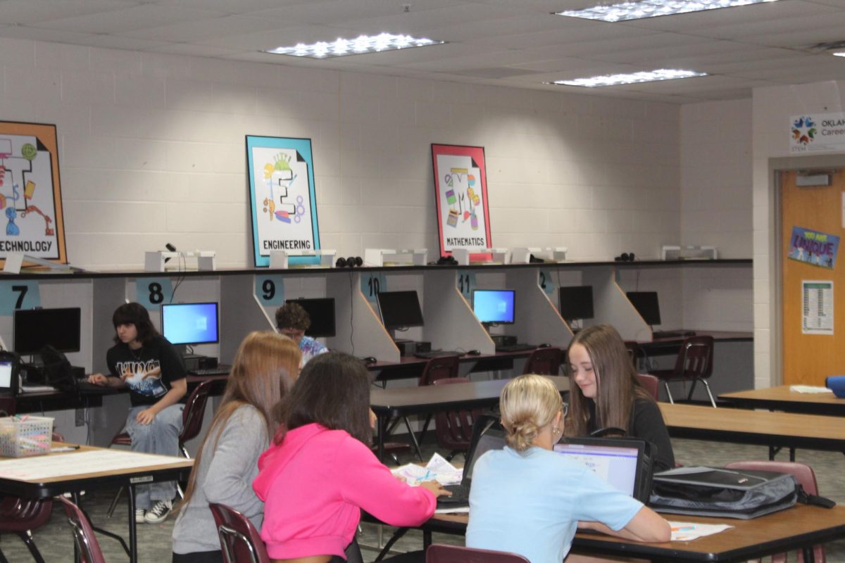DMS students use their Chromebooks during WIN in the computer lab.