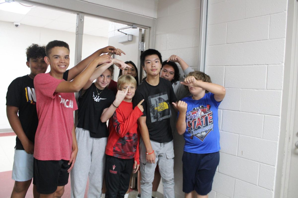 Pang Zhang is celebrated by his peers as the newly elected NJHS seventh-grade vice president.