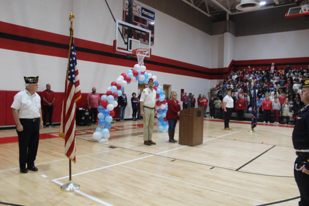 Veterans Day assembly at DMS.