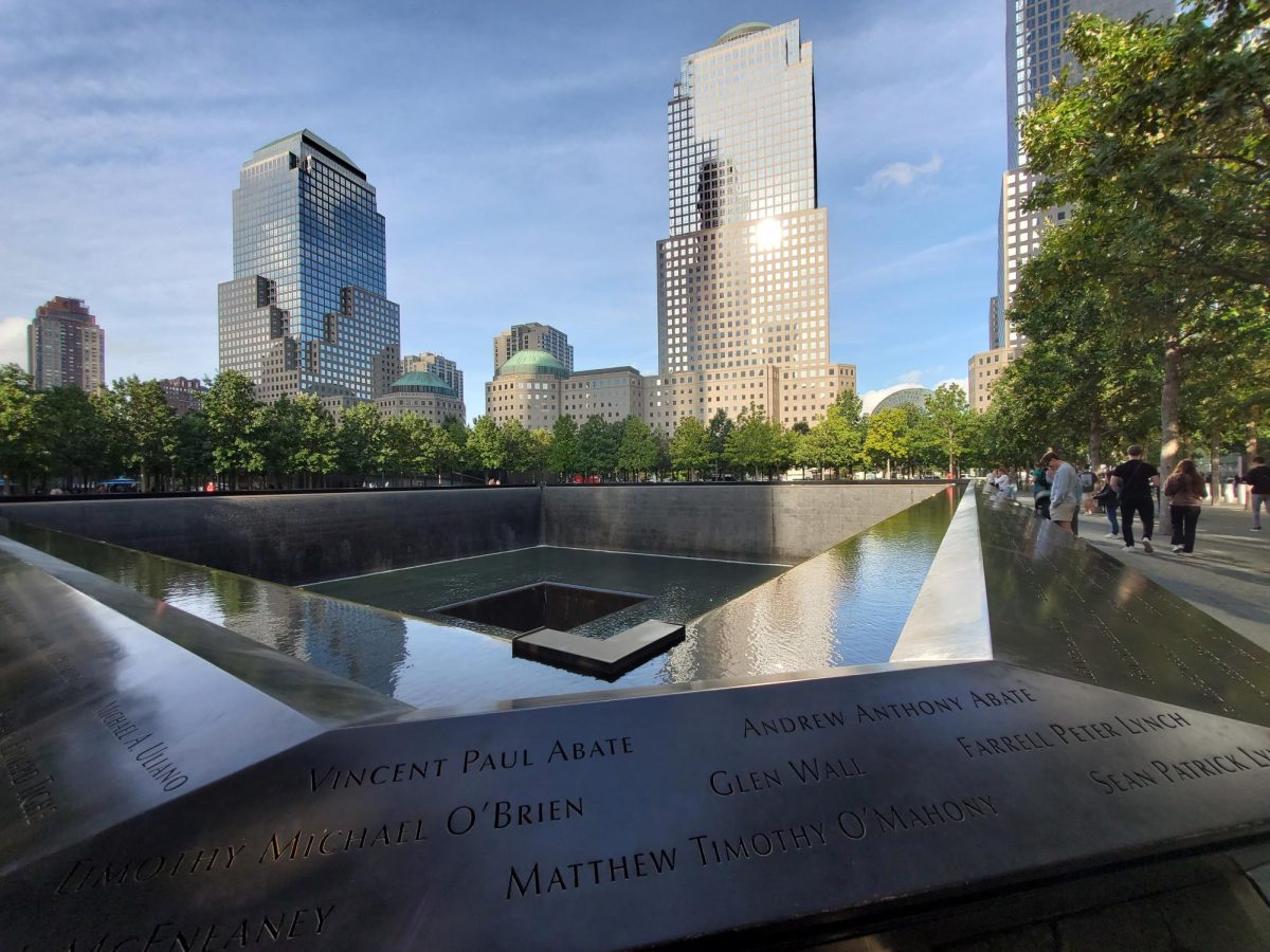 The Sept. 11 Memorial stands where the Twin Towers of the World Trade Center once stood.