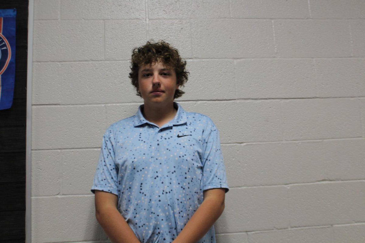Mason Sorrels poses for a photo.
