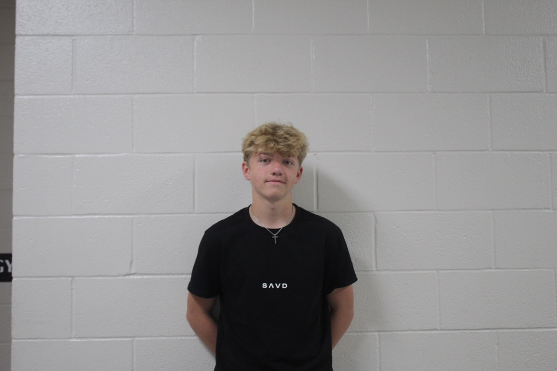 Deakon Crow is among the middle school students who compete in DMS track.