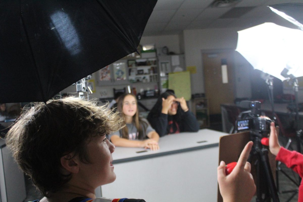 Matthew Hopson counts down for the recording of this week's News Update.